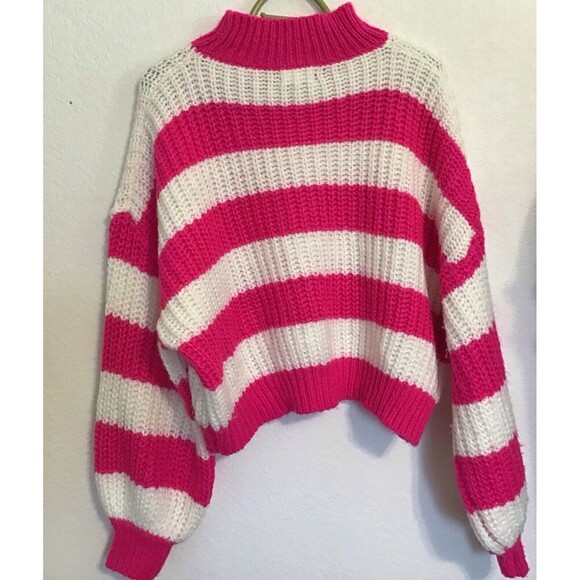 Adora Stripped Women’s Turtleneck Sweater. Size M/L NWOT - Picture 4 of 5